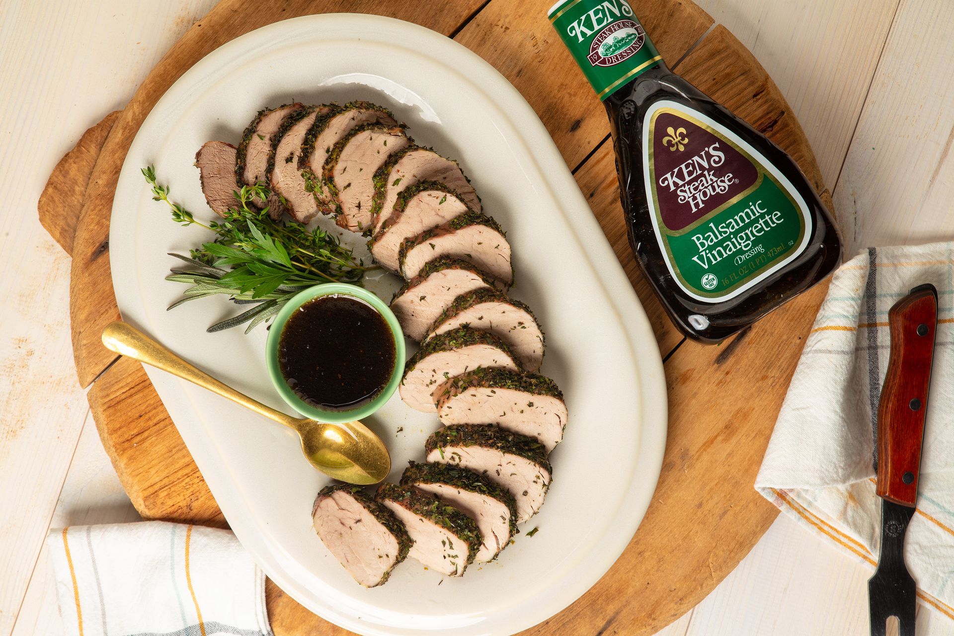 dressing line pork Easy Italian Dressing Pork Loin